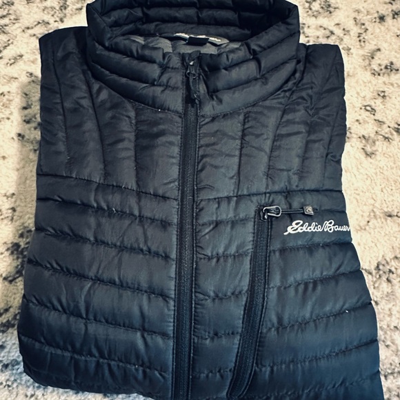 Eddie Bauer First Ascent MicroTherm Storm Down Jacket Large Puffer Coat - Picture 9 of 10